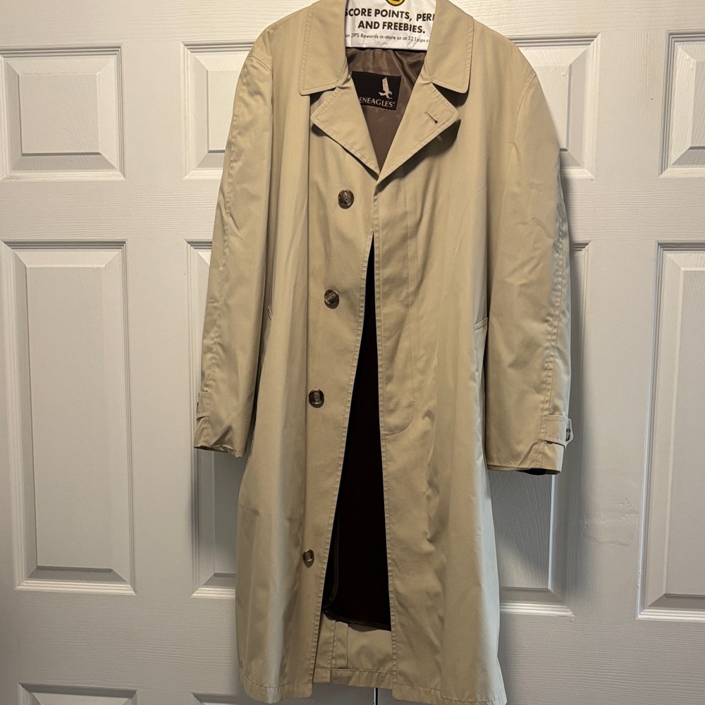 London Fog Classic Tan Trench Coat